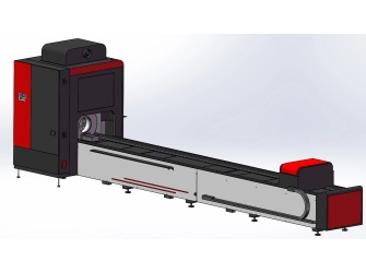 Automatic Pipe Laser Cutting Machine for Aluminum Stainless Steel Alloy New Condition for Circular Cutting of Metals